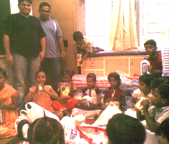 Donation of food & Toiletries for children of Prerana NGO, Grant Road
